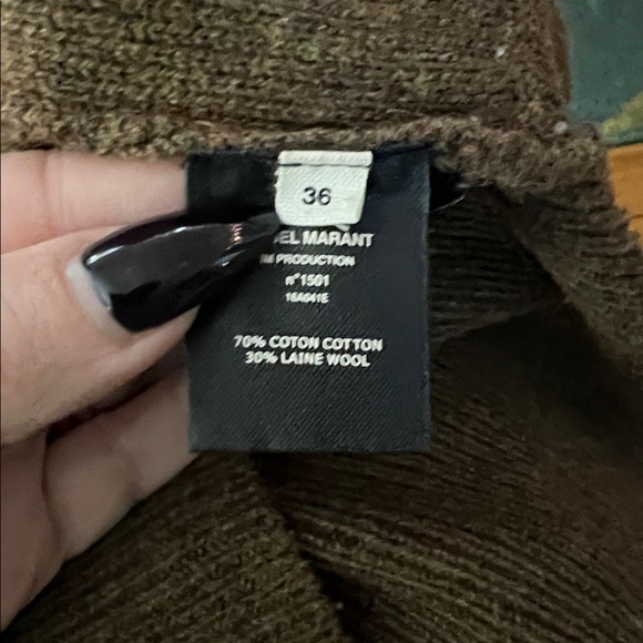 Isabel Marant Etoile Cotton Wool Blend Sweater 36 - Picture 7 of 7